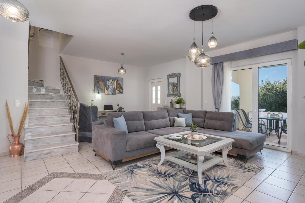 Casa De Philippe With Unique Seaview 2' From Beach Agia  Екстер'єр фото