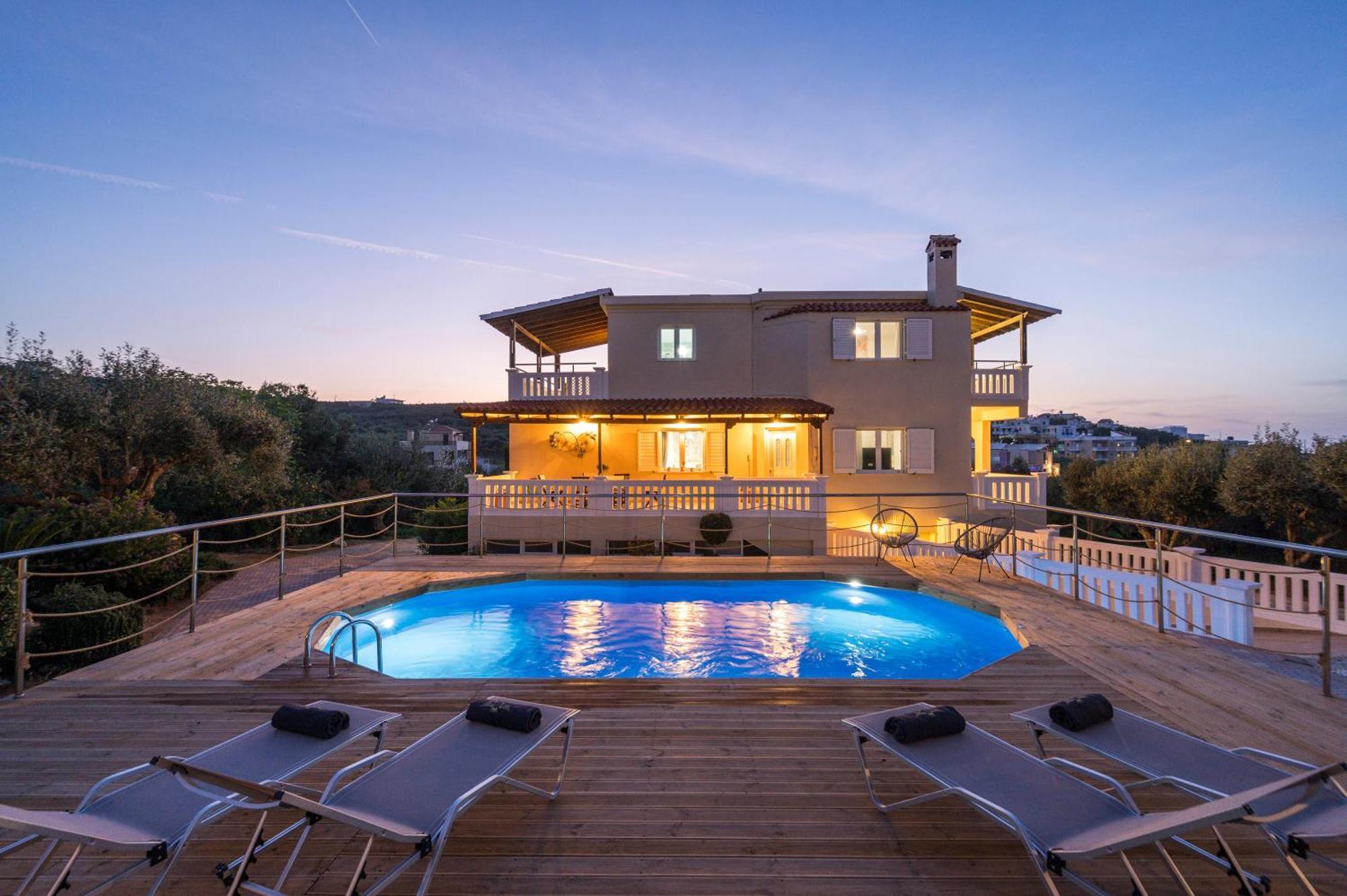 Casa De Philippe With Unique Seaview 2' From Beach Agia  Екстер'єр фото